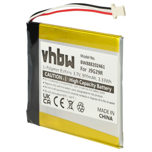 Bateria vhbw para Amazon Kindle - 26S1019, 58-000226 - 900 mAh 3.7 V Li-polímero
