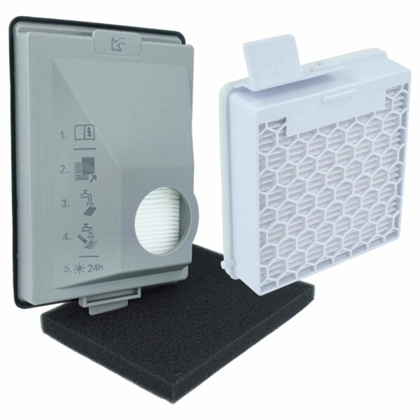 Jogo de Filtros para Aspirador Miele Boost CX1 e compatíveis - vhbw