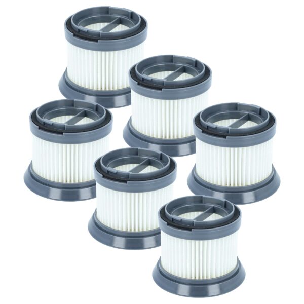 6 Filtros de Proteção do Motor para Aspirador Cleanmaxx MJ1901B - vhbw