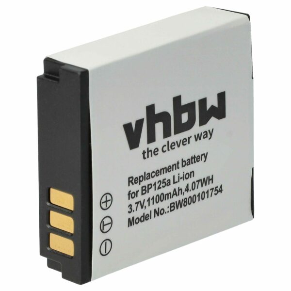Bateria de Substituição para Câmaras de Vídeo Samsung vhbw - 1100 mAh 3.6V Li-Ion