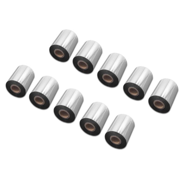 10x Fita de Transferência Térmica vhbw para Godex, Printronix, TSC - 80 mm x 300 m, Cera-Resina