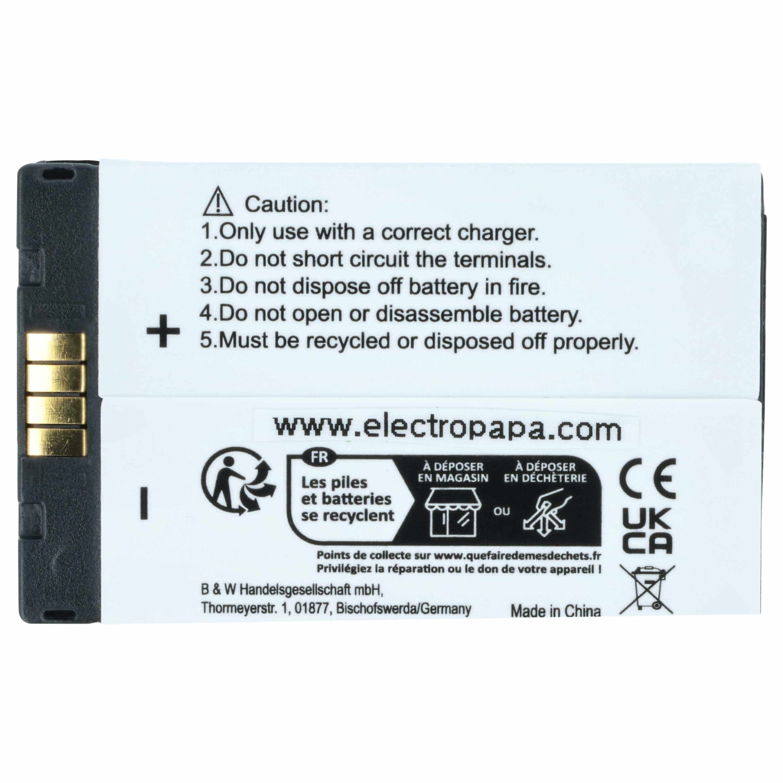 Bateria vhbw para Rádio Motorola DTR2430 / DTR2450 / MTH800 1700 mAh 3.7 V Li-Ion (Pack de 5) - Image 4