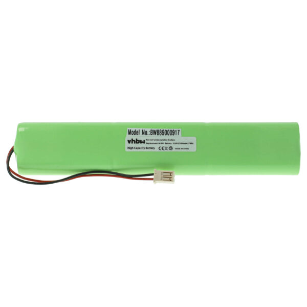 Bateria vhbw para Persiana Velux 946987, 946930, 946933 - 2500 mAh 10.8 V NiMH + Cabo
