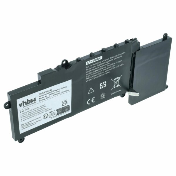 Bateria vhbw para HP Pavilion X360 e HP Stream 11 - 3700 mAh 11.4 V Li-polímero