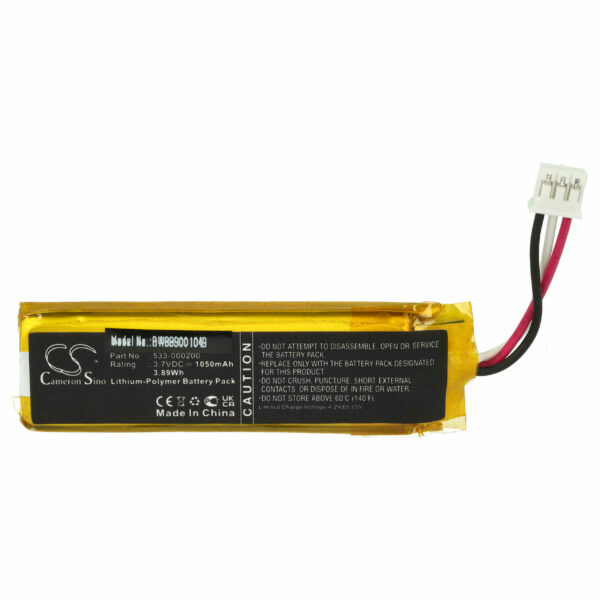 Bateria sem fios para teclado Logitech 533-000200 - 1050 mAh 3.7 V Li-polymer vhbw