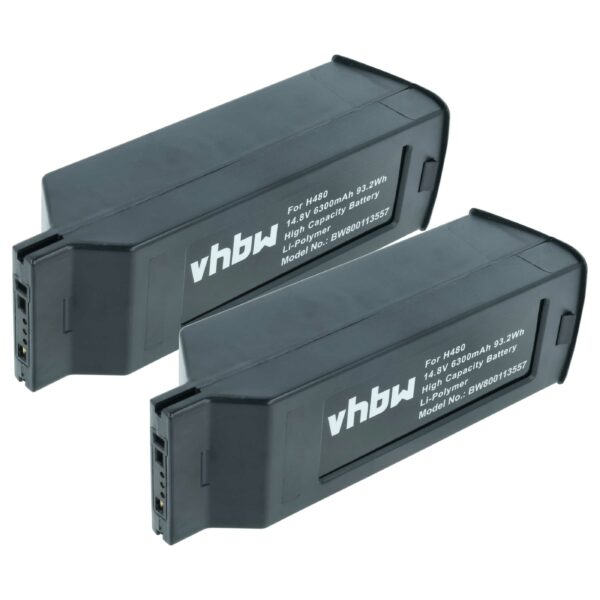 Bateria Yuneec 6300 mAh 14.8V Li-polymer (2x) - Compatível YUNH105, YUNTYH105