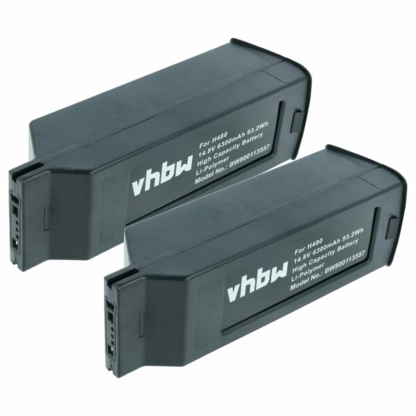 Bateria Yuneec 6300 mAh 14.8V Li-polymer (2x) - Compatível YUNH105, YUNTYH105