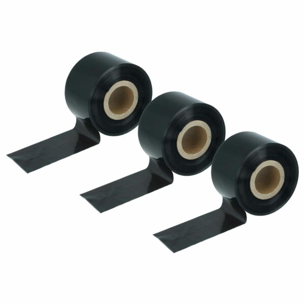 3x Bobina de Fita de Transferência Térmica vhbw para Godex, Printronix, TSC, Valentin - 40 mm x 300 m, Qualidade Wax-Plus