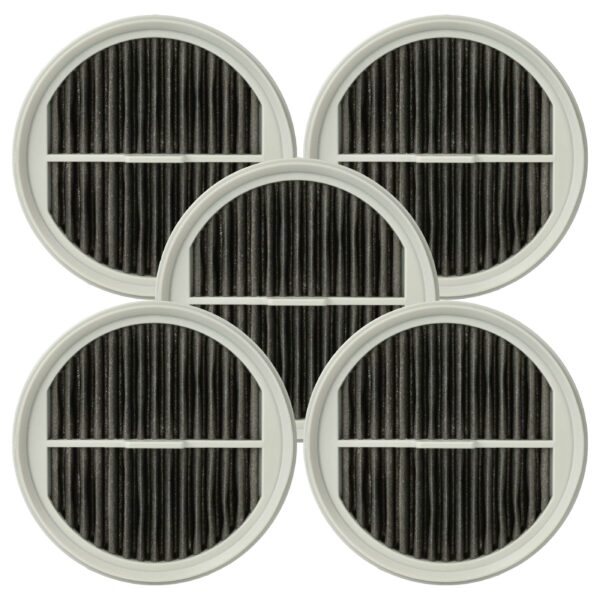 5x Filtro vhbw para Aspirador Xiaomi Roidmi Nex S2, X20, X30, X30 Pro