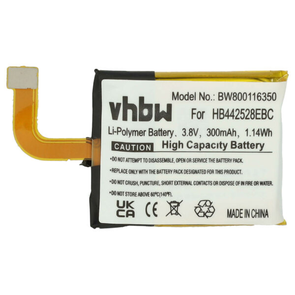 Bateria para Smartwatch Huawei 1ICP5/25/28 HB442528EBC - 300 mAh 3.8V Li-polymer + Ferramentas