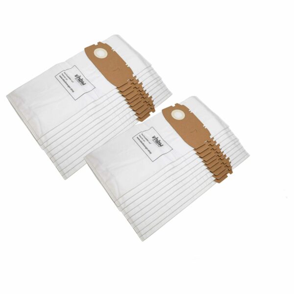 20x Sacos para Aspirador compatíveis com Festo Festool 456772, 498410 - Microfleece vhbw