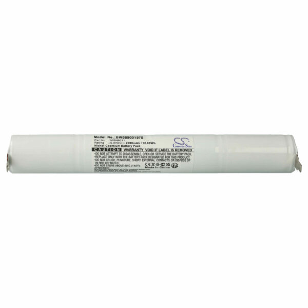 Bateria de Emergência vhbw compatível com Beghelli NX MGN9021, 5xSC ST4 HT 6V - 2000 mAh NiCd