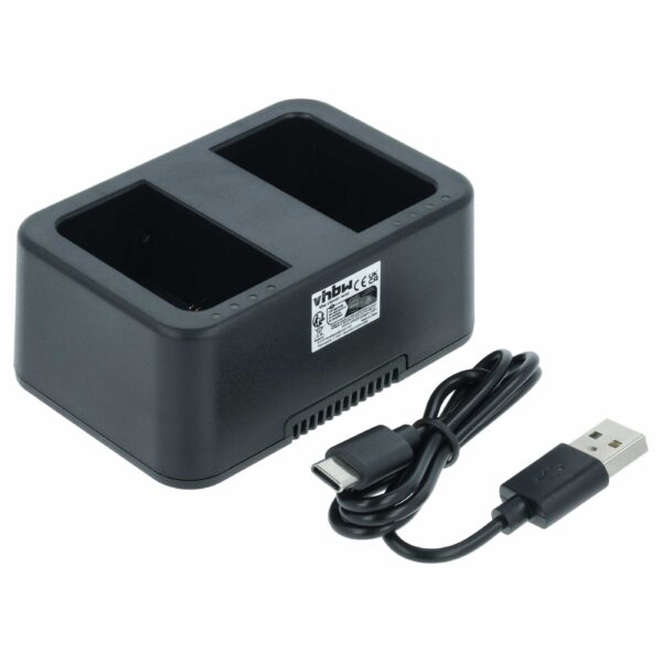 Carregador USB-C para Baterias de Câmara DJI + Cabo USB-C (Substitui DJI WCH3)
