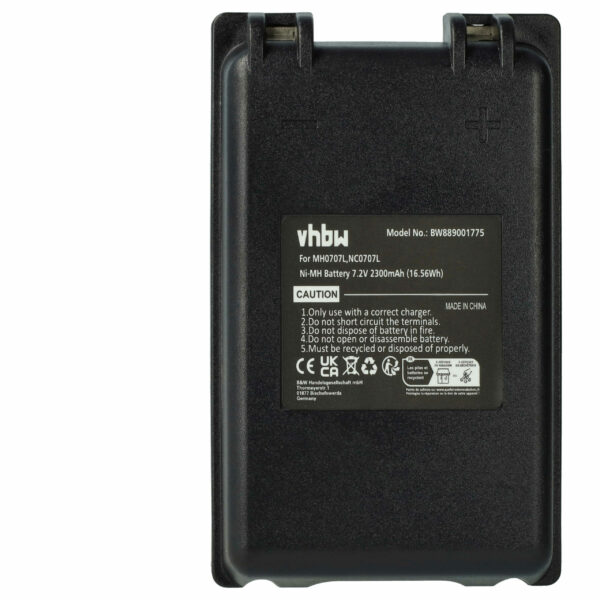 Bateria de Substituição vhbw para Controlos Remotos Autec MH0707L, NC0707L - 2300 mAh