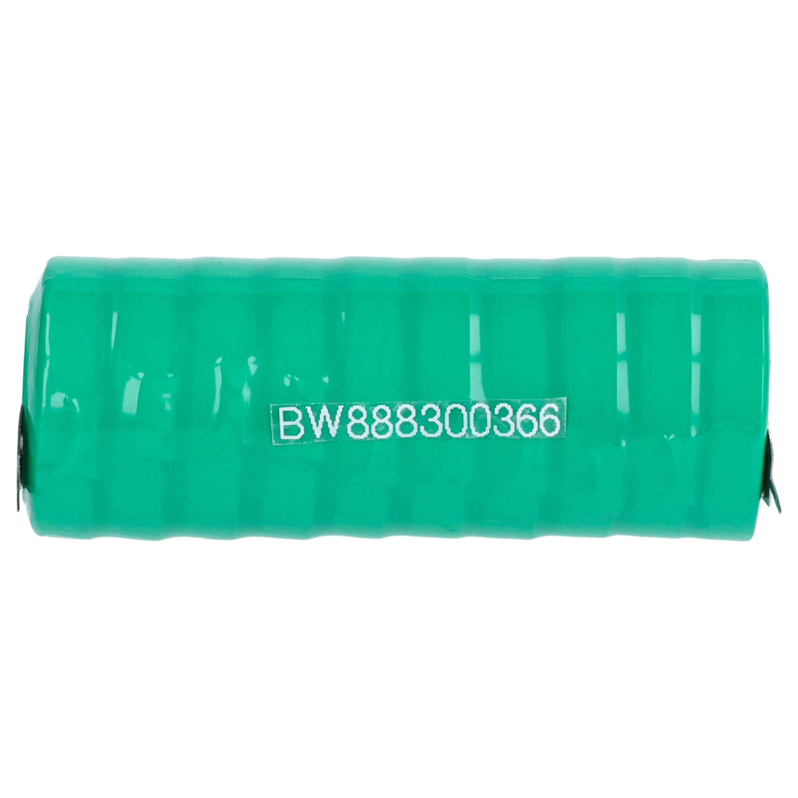 Pack de 5 Baterias Recarregáveis em Moeda V250H 12V 250mAh NiMH vhbw - Image 4