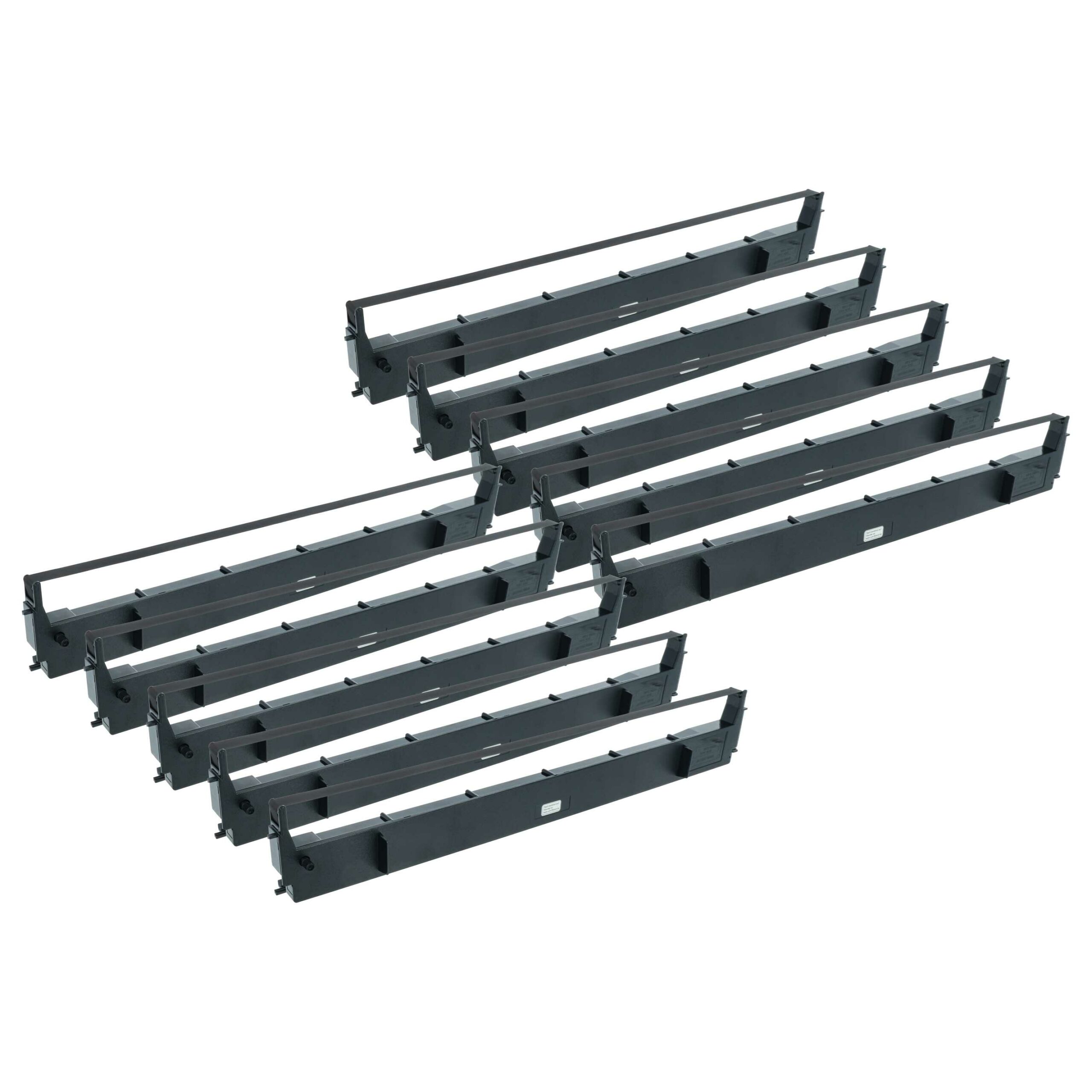 10x Fita de Tinta Compatível Epson S015020, C13S015020 para Impressora Matricial e de Talão - Preto