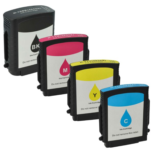 4 Cartuchos de Tinta para HP DesignJet 500 - Preto/Ciano/Magenta/Amarelo vhbw