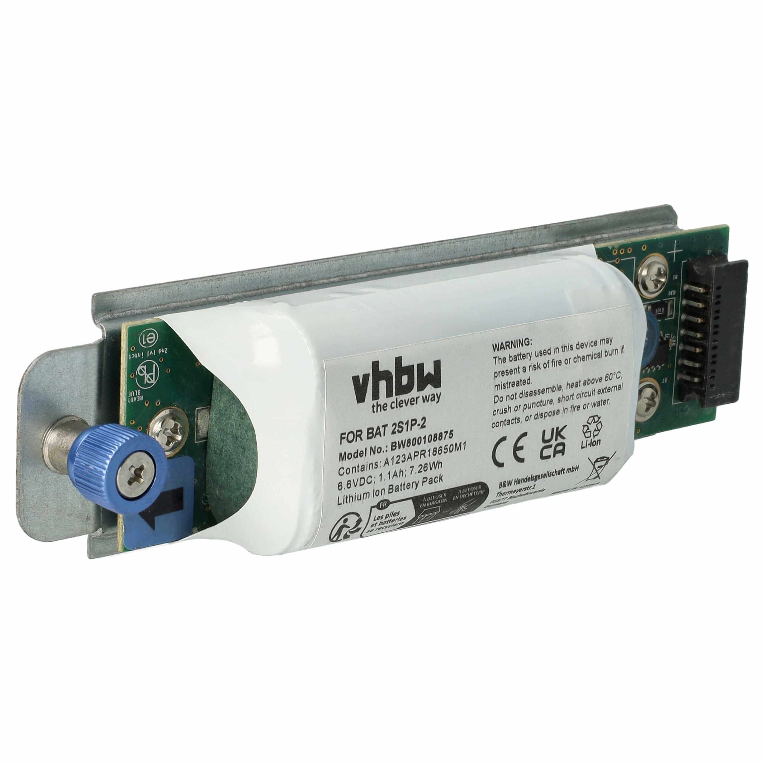 Bateria vhbw para Portátil IBM/Dell - 1100 mAh 6.6V Li-Ion (0D668J, 69Y2927, 69Y2926)