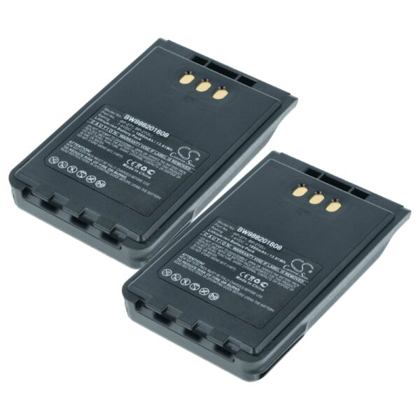 Bateria vhbw 2x para Rádio Icom BP-271, BP-272Li - 1880 mAh 7.4 V Li-Ion