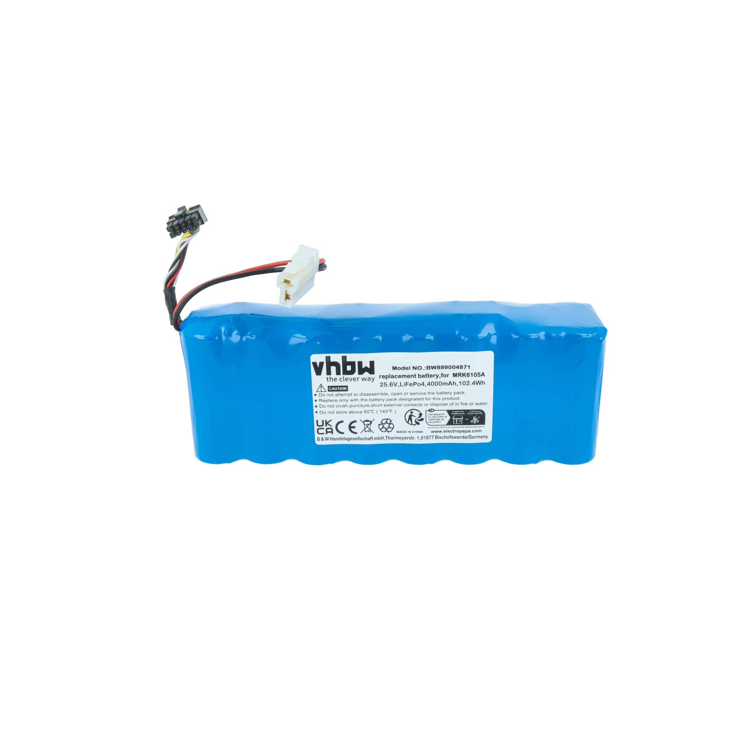 Bateria vhbw LiFePO4 para Robô Corta-Relva Wolf Garten / Robomow / Cub Cadet 4000 mAh 25.6 V - Image 3