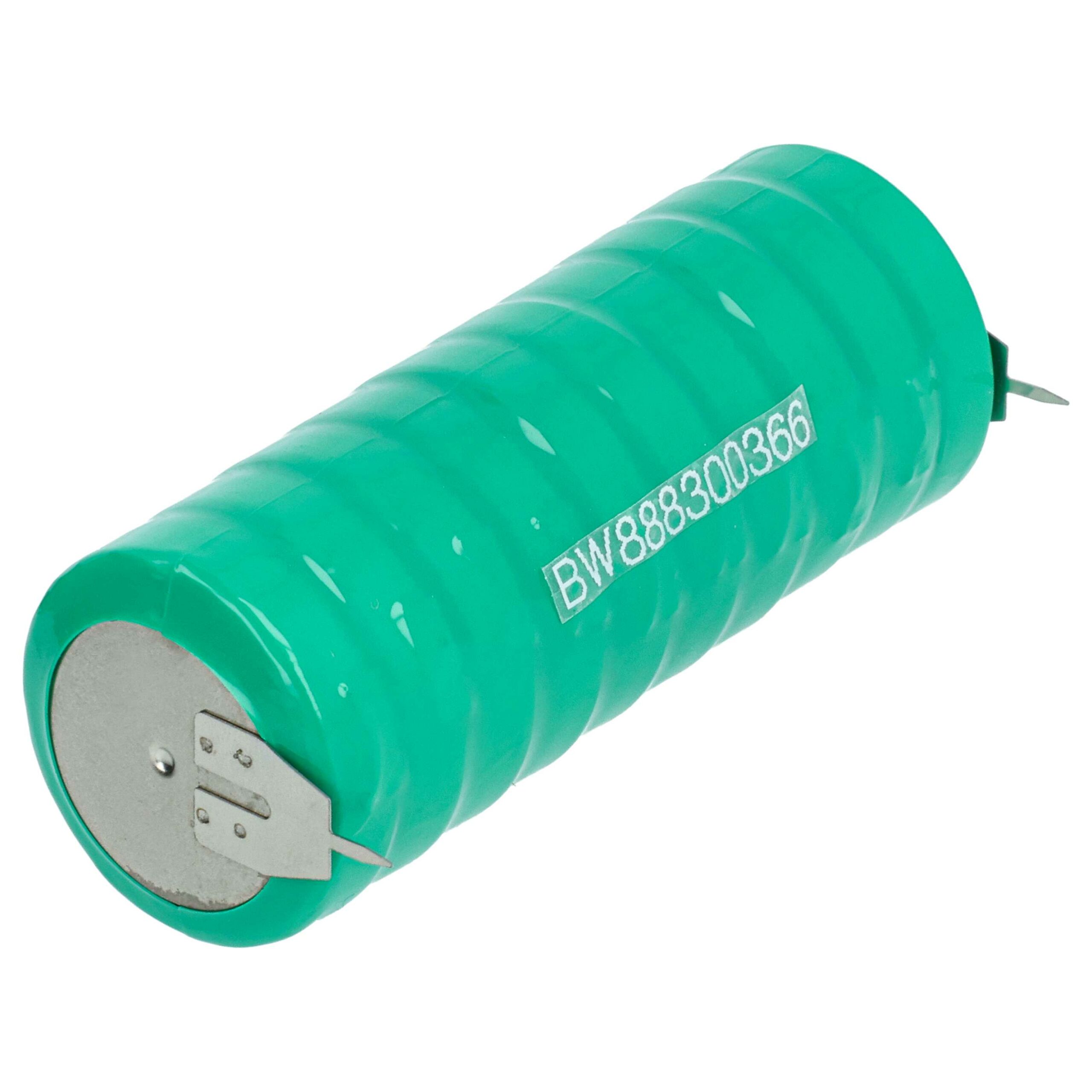 Pack de 5 Baterias Recarregáveis em Moeda V250H 12V 250mAh NiMH vhbw - Image 2