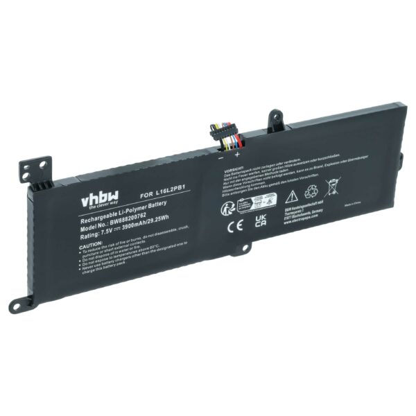 Bateria vhbw para Lenovo L16C2PB2 L16L2PB1 3900 mAh 7.5 V