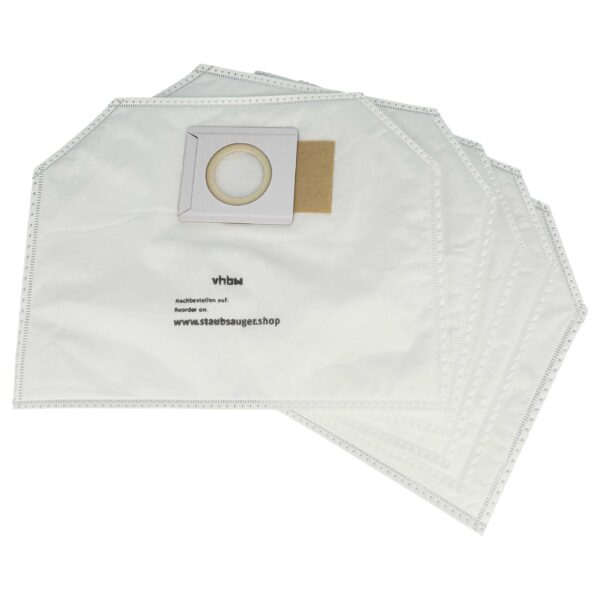 Pack 5x Sacos para Aspirador Makita 197903-8 - Microfeltro vhbw