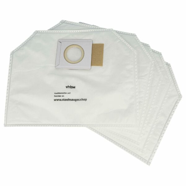 Pack 5x Sacos para Aspirador Makita 197903-8 - Microfeltro vhbw