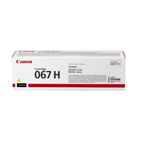 Toner Original CANON 067H Amarelo - 5103C002