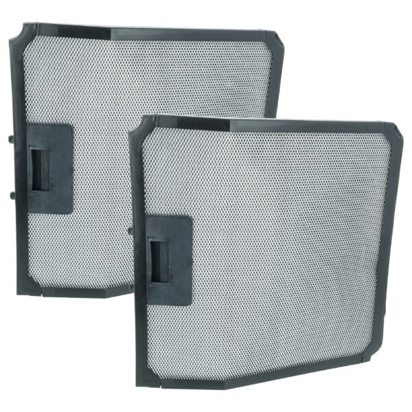 2x Filtro de carvão ativado Longlife vhbw para exaustor Silverline, substitui AF500