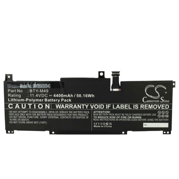 Bateria vhbw para MSI - 4400 mAh 11.4 V Li-polímero