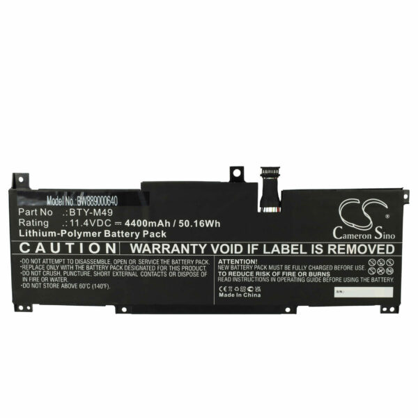 Bateria vhbw para MSI - 4400 mAh 11.4 V Li-polímero