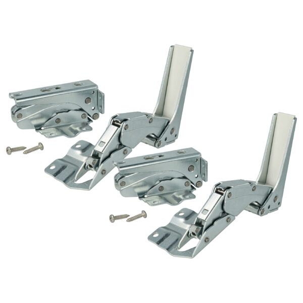 Kit de 4 Dobradiças para Porta de Frigorífico vhbw - Compatível com Bosch, AEG, Siemens e outros