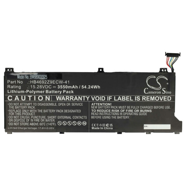 Bateria vhbw para Huawei/Honor - HB4692Z9ECW-41 - 3550 mAh 15.28 V Li-polymer