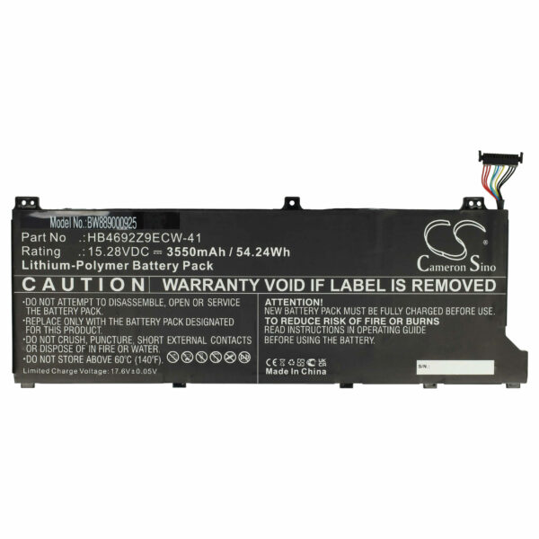 Bateria vhbw para Huawei/Honor - HB4692Z9ECW-41 - 3550 mAh 15.28 V Li-polymer