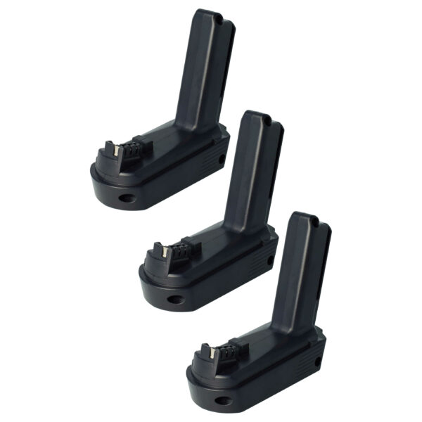 3x Bateria EXTENSILO para Festool 498616, 498338, 498336, 498339 - 2500 mAh, 10.8 V, Li-Ion