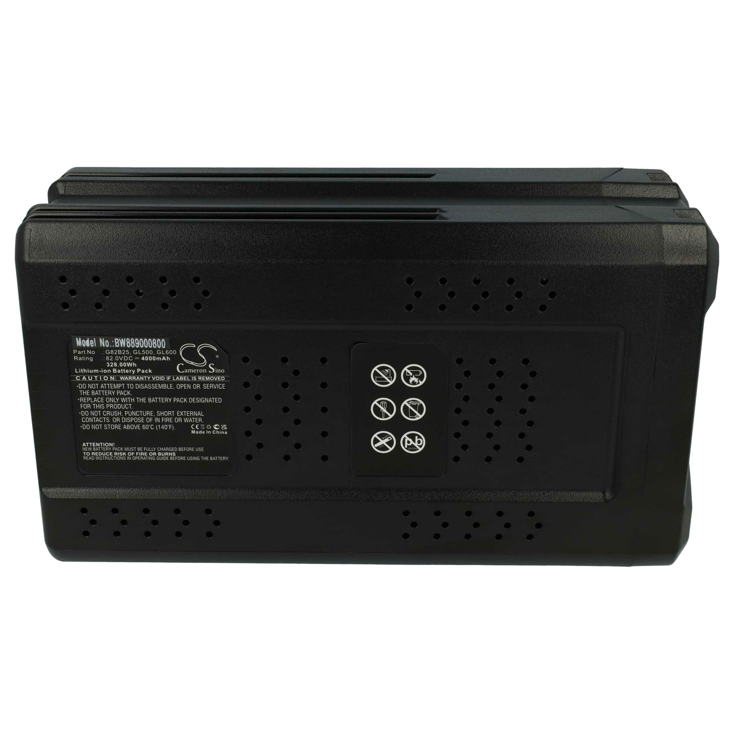 2x Bateria vhbw 82 V 4000 mAh Li-Ion para Cortadores Greenworks GL500, GL600, GL900, G82B25, GL250, GL400 - Image 3