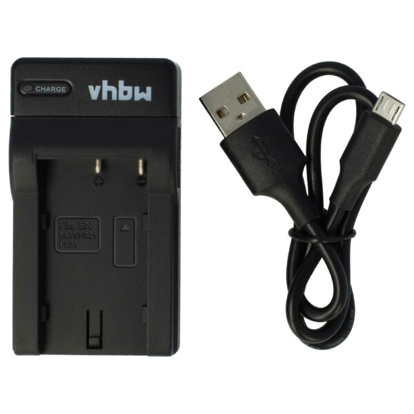 Carregador USB-C com Cabo para Câmara Sony DCR-TRV1VE - vhbw