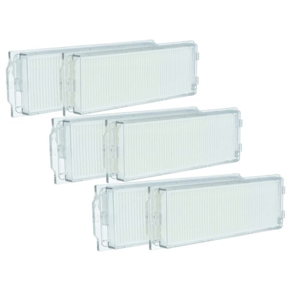 6 Filtros + Moldura para Xiaomi Mi Robot Vacuum Mop 2