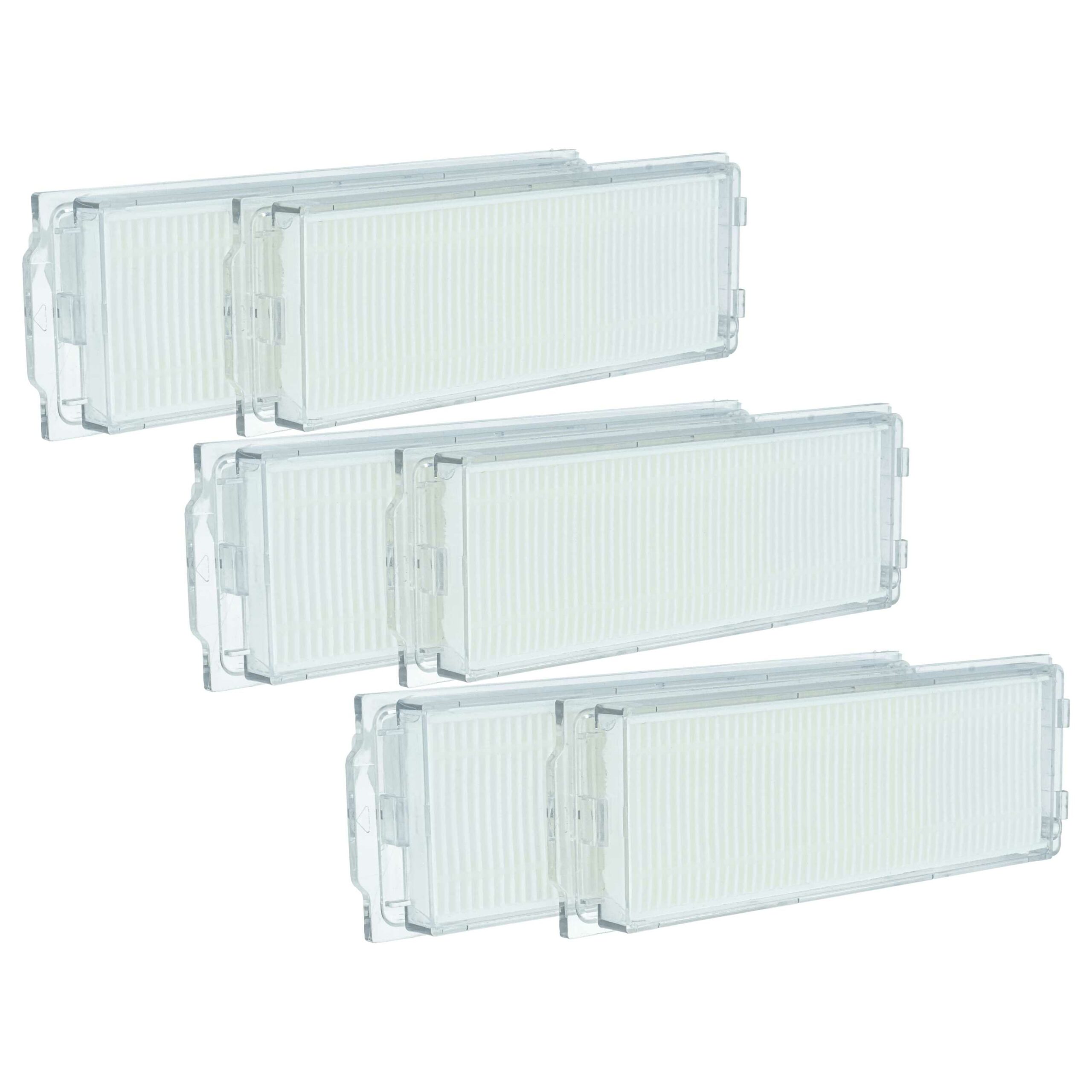 6 Filtros + Moldura para Xiaomi Mi Robot Vacuum Mop 2