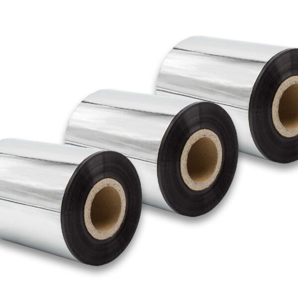 Pack 3x Fita de Transferência Térmica para Godex, Printronix, TSC, Valentin e outras - 80 mm x 300 m, Wax-Plus