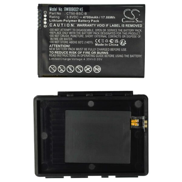 Bateria vhbw para leitor de códigos Honeywell CT50, CT60 4700mAh