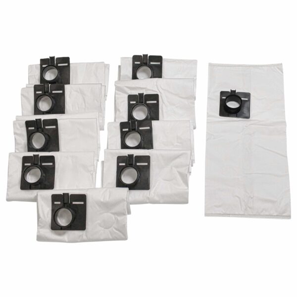 Pack 10x Sacos para Aspirador compatíveis com Bosch Typ W, Typ X para Kränzle - microfleece