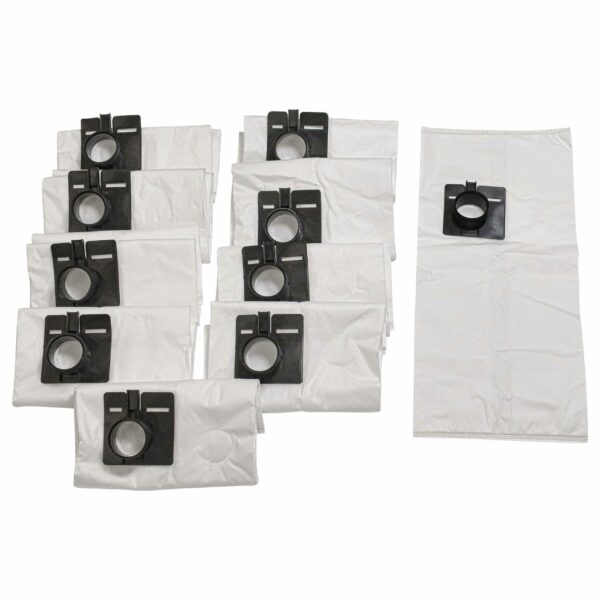 Pack 10x Sacos para Aspirador compatíveis com Bosch Typ W, Typ X para Kränzle - microfleece