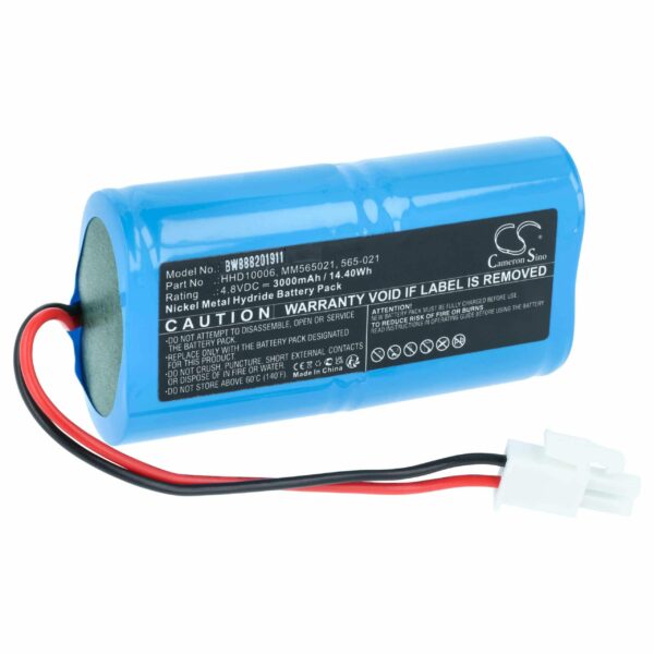 Bateria vhbw 3000 mAh 4.8 V NiMH para Mosquito Magnet 565-021 REV A2 e DynaTrap