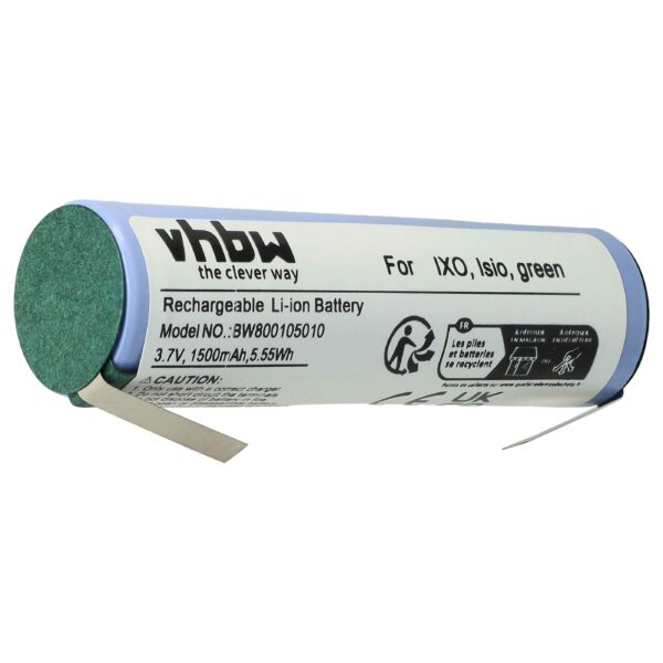 Bateria vhbw para Bosch ISIO, ISO, IXO, XEO, GluePen, PTK 3.6 Li - 3.7V 1500mAh Li-Ion