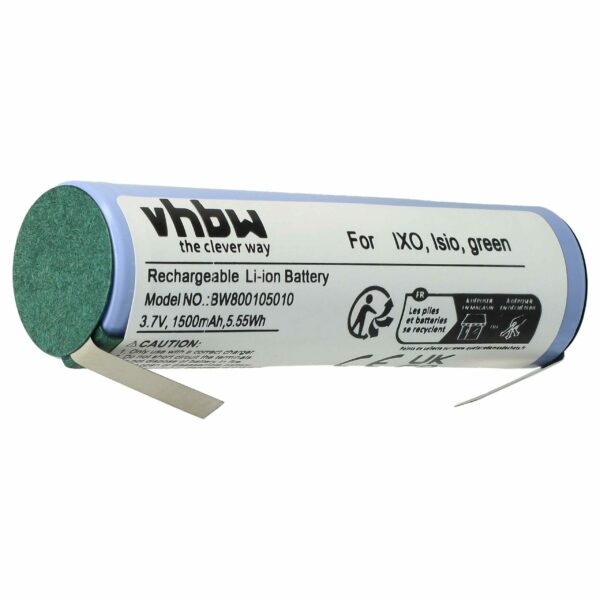 Bateria vhbw para Bosch ISIO, ISO, IXO, XEO, GluePen, PTK 3.6 Li - 3.7V 1500mAh Li-Ion