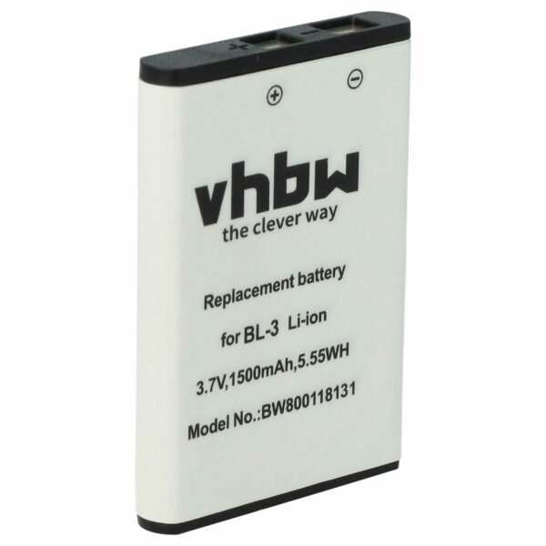 Bateria para Rádio Baofeng BL-3 - 1500 mAh 3.7 V Li-Ion vhbw