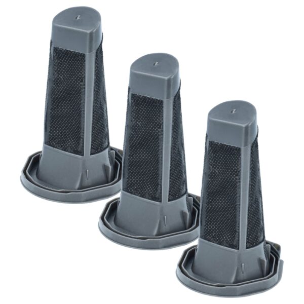 3 Filtros para Aspirador Bosch BBH22042 Readyy'y - vhbw (Substitui 12008919)