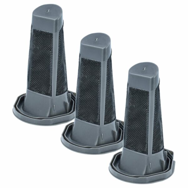 3 Filtros para Aspirador Bosch BBH22042 Readyy'y - vhbw (Substitui 12008919)